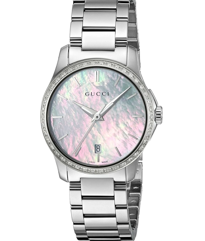 Gucci G-Timeless Quartz Silver-Toned Watch YA126543 Image